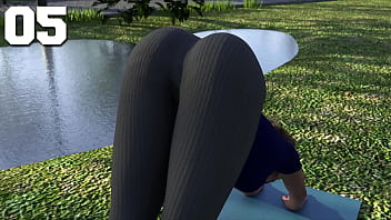 Cô Nàng Sinh Viên Latinh Uốn Éo Trong Buổi Tập Yoga Nóng Bỏng